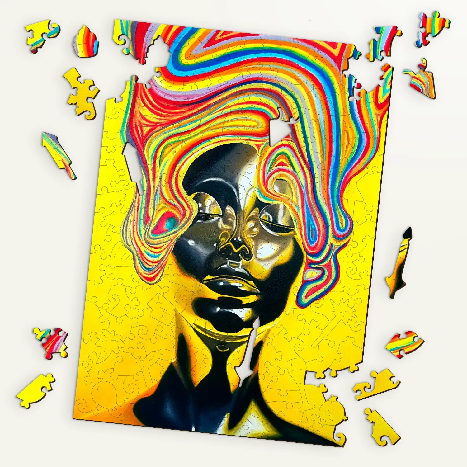 Art Wooden Jigsaw Puzzles – Dazed by Lola Ehm – LEOGOR Art Wooden Jigsaw Puzzles – Dazed by Lola Ehm – LEOGOR