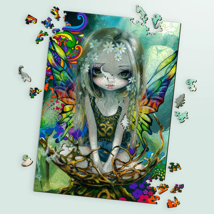 Fantasy character with wings – wood jigsaw puzzles, Fairy Paisley by Jasmine Becket-Griffith