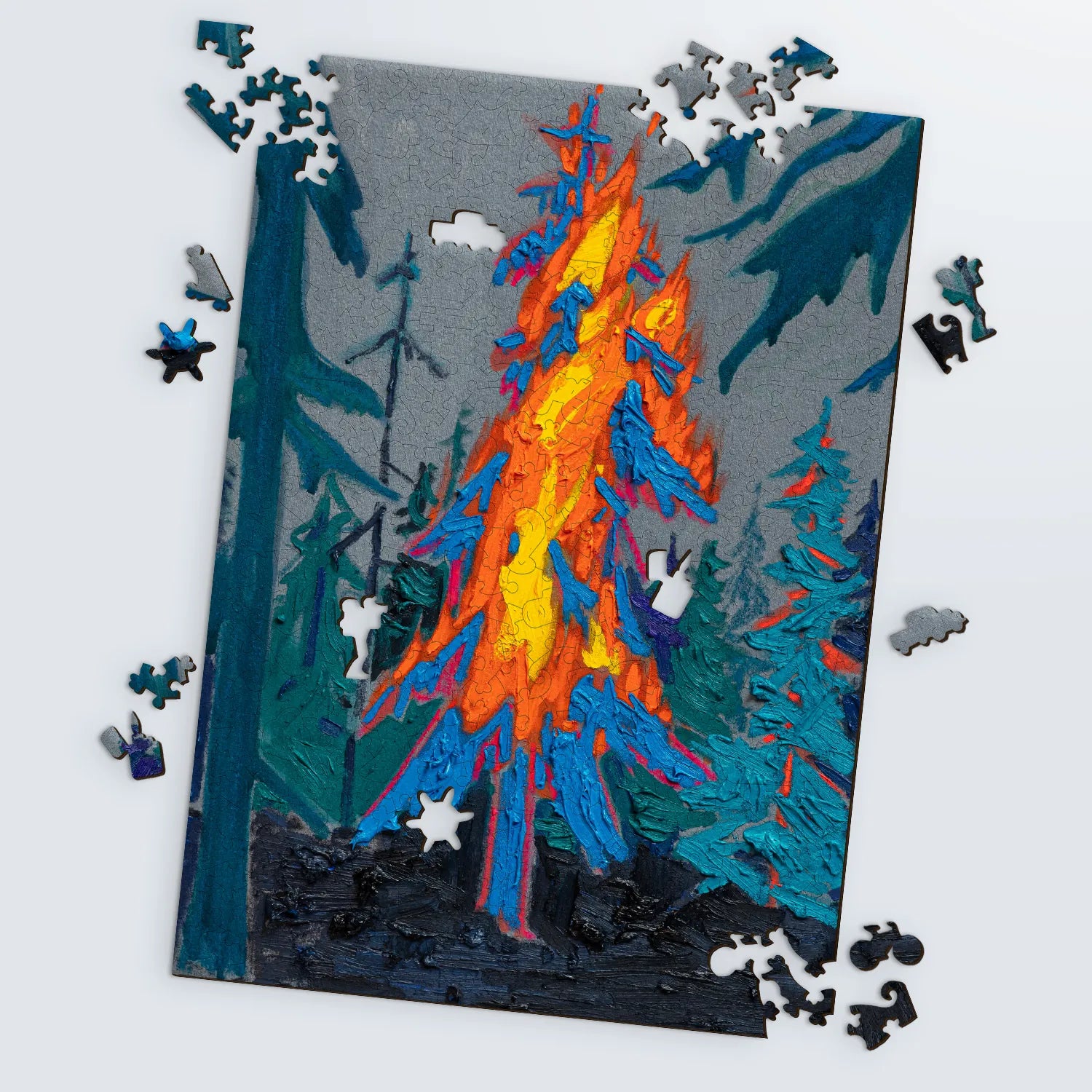 Art Wooden Jigsaw Puzzles – Fever Dream by Kim Dorland – LEOGOR