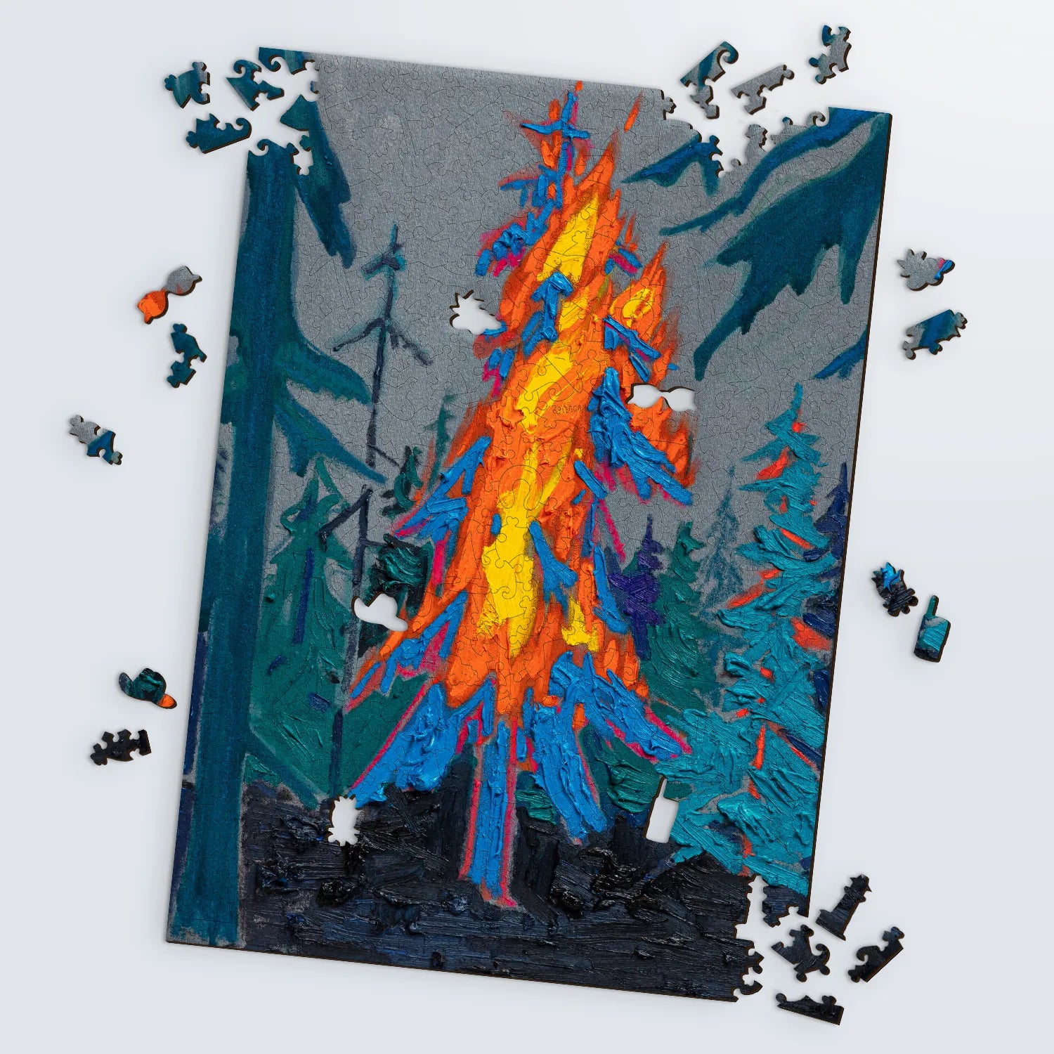 Art Wooden Jigsaw Puzzles – Fever Dream by Kim Dorland – LEOGOR