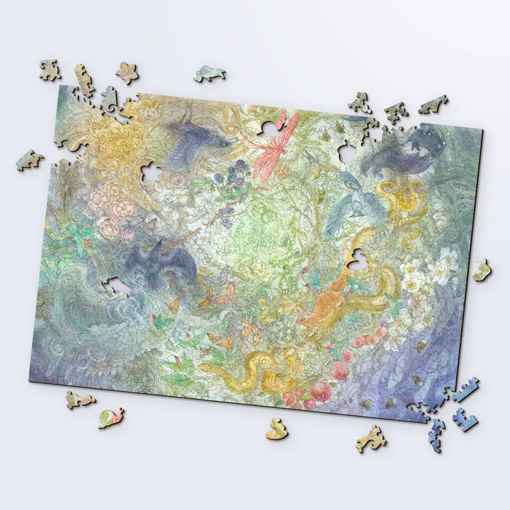 Best wooden puzzles for adults – Vitality by Stephanie Law evokes color and detailed storytelling